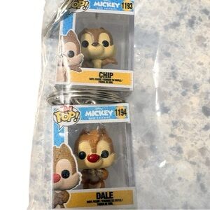 Funko Bitty Pop! Disney Mickey & Friends Chip & Dale Earrings Upcycled